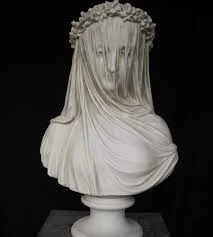 Lady White Marble Statue